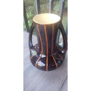 Mid Century Modern Hand Painted Vase